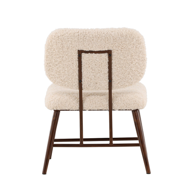 Greve Fauteuil - Beige/Walnoot