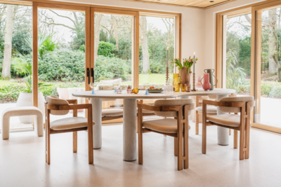 Bogard eettafel Cloud | Skyblue