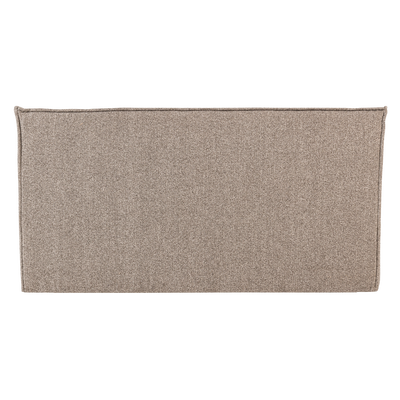 Cluster eetbankje met rugleuning boucle khaki bruin