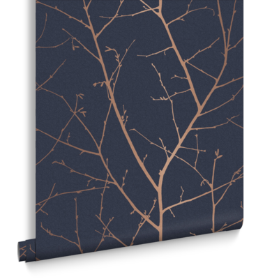 Graham &amp; Brown  vliesbehang  Boreas Midnight