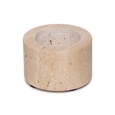 Waxinelichthouder Travertine