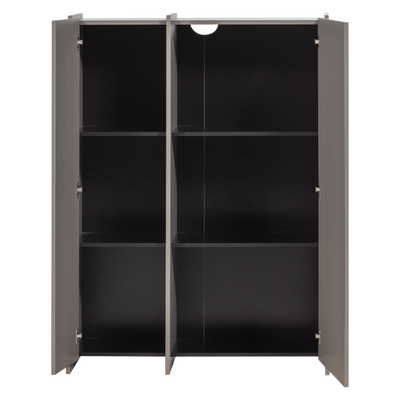 Brock 2-deurs kast essen fineer warmgrijs [fsc]