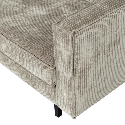 Rodeo 2-zits bank velvet taupe [fsc]