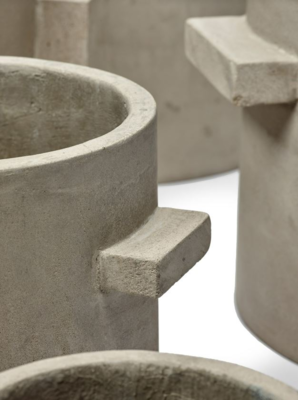 Serax plantenpot Concrete naturel - rond