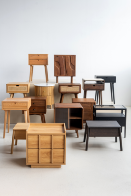 Nachtkastje Isla marmer top