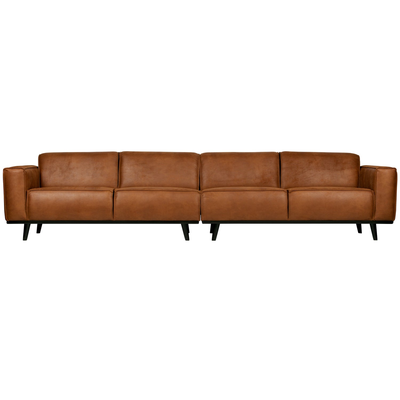 Statement xl 4-zits bank 372 cm lichtbruin melange