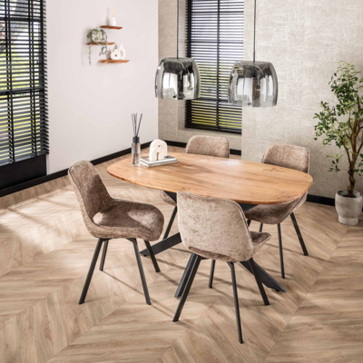 Eetkamertafel Deens Ovaal Kopenhagen