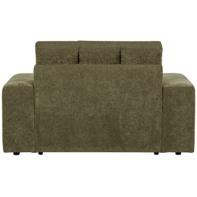 Second date loveseat velvet warmgrijs
