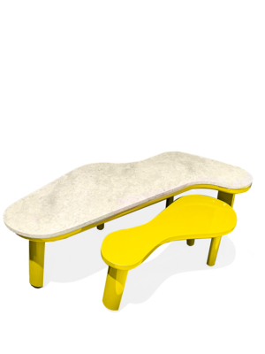 Salontafel Druppel – set van 2