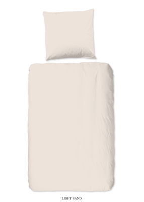 Dekbedovertrek HIP Uni Satijn Beige