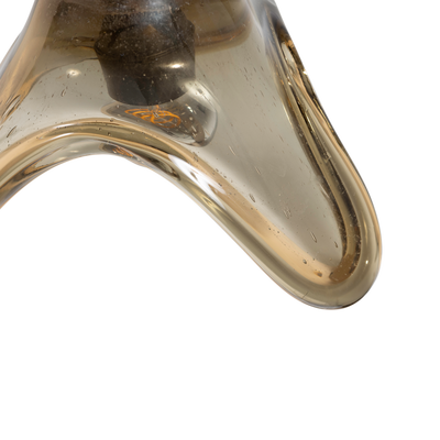 Elle hanglamp groot glas groen