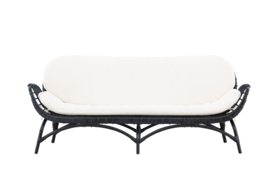 Quarto 3-Zits Tuinbank - Zwart