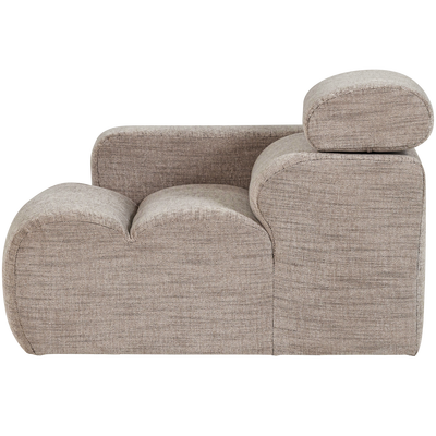 Novi 1-zits element arm links boucle karamelbruin