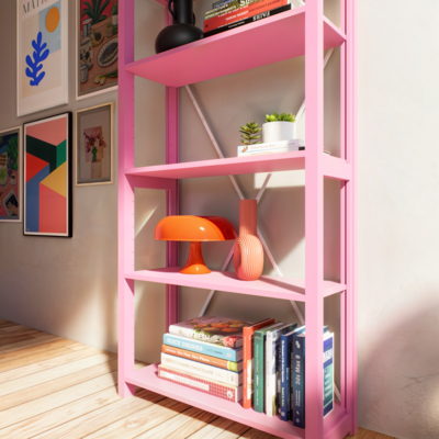 Lundia boekenkast - Hot pink
