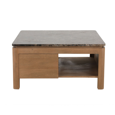 Salontafel Rondo Vierkant Naturel