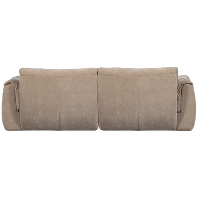 Baggy 2-zits bank 3d chenille middenbruin