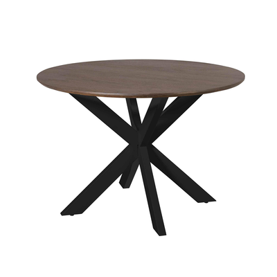 Eettafel De Bokke Rond Bruin & Zwart