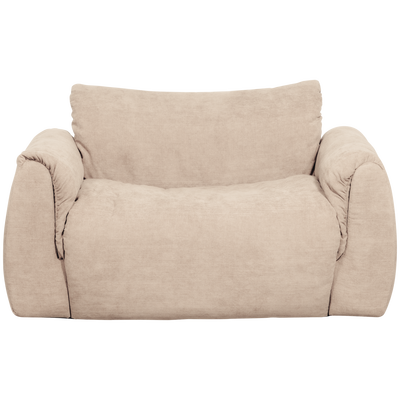 Baggy loveseat geweven chenille bruin