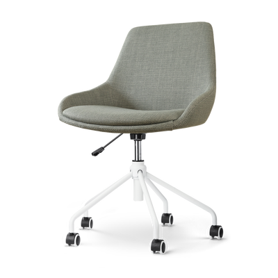 Bureaustoel Nout-Isa - wit onderstel