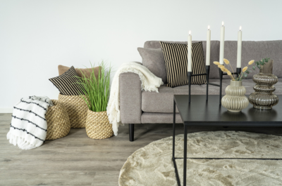 Kandelaar Indy metaal - set van 4
