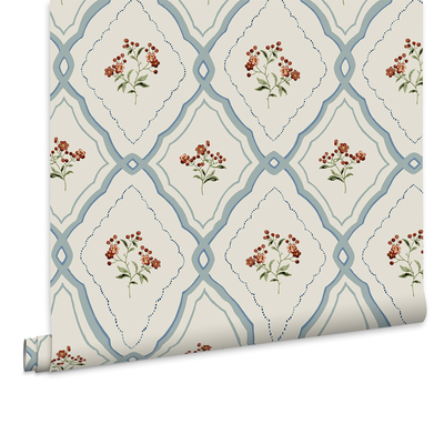 Behang Laura Ashley Pinford Trellis