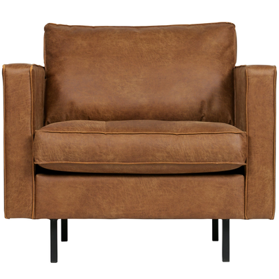 Rodeo classic fauteuil ribstof roestbruin