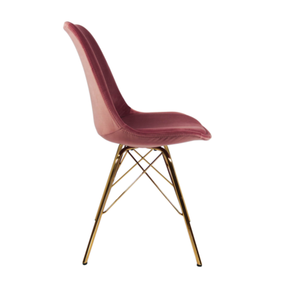 Kuipstoel Velvet goud frame
