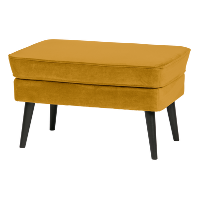 Rocco hocker velvet donkerbruin [fsc]