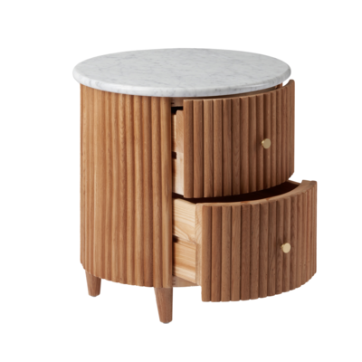 Nachtkastje Isla marmer top